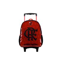 Mochila De Rodinha Escolar Flamengo Acima De Tudo 14Xeryus