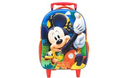 Mochila De Rodinha Escolar G 3D Mickey Mouse Original Disne