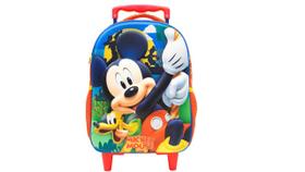 Mochila de Rodinha Escolar G 3D Mickey Mouse Original Disne