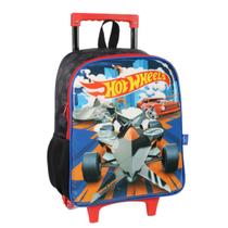 Mochila De Rodinha Escolar Hotwheels Carros Luxcel Up4you