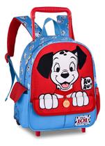 Mochila De Rodinha Escolar Infantil 101 Dalmatas Disney Cor Azul
