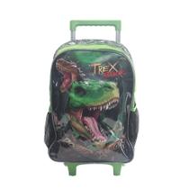 Mochila de Rodinha Escolar Infantil 16" T-Rex Attack TX3460K Clio