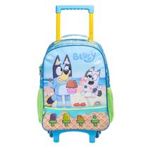 Mochila de Rodinha Escolar Infantil G Bluey Sorvete - Xeryus Mochila de Rodinha Escolar Infantil G Bluey Sorvete - Xeryus