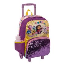 Mochila De Rodinha Escolar Infantil Menina Grande A Casa Mágica da Gabby Meow Sestini Mochila De Rodinha Escolar Infantil Menina Grande A Casa Mágica da Gabby Meow Sestini