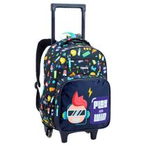 Mochila De Rodinha Escolar Infantil Menino Masculina Play And Win
