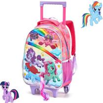 Mochila De Rodinha Escolar Infantil Sweet Pony MR41452 Seanite
