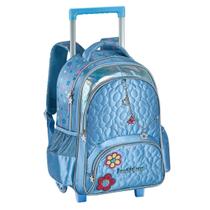 Mochila de Rodinha Escolar Sweet Queen Metalizada - Clio