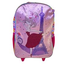 Mochila de rodinha happy girl chenson media Mochila de rodinha happy girl chenson media