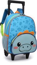 Mochila De Rodinha Infantil Bichinhos 3d Escolar Creche Fofa