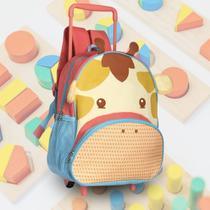 Mochila De Rodinha Infantil Escolar Clio Pets Zoo Para Escola Creche Viagem Passeio