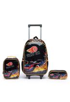 Mochila De Rodinha Infantil Escolar Estojo Lancheira