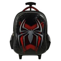 Mochila de Rodinha Infantil Menino Aranha + Alça Ajustável