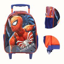 Mochila de Rodinha Infantil Tamanho 14 Homem Aranha Xeryus