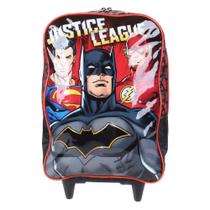 Mochila De Rodinha Infantil Xeryus Liga da Justiça Masculina