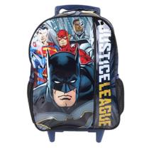 Mochila De Rodinha Infantil Xeryus Liga da Justiça Masculina