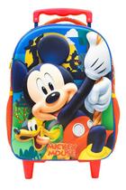 Mochila De Rodinha Média Escolar Mickey Mouse 10521 Xeryus