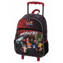Mochila De Rodinha Menino Escolar Bolsa Original Naruto