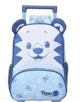 Mochila de rodinha menino tigor azul Mochila de rodinha menino tigor azul