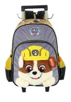 Mochila de rodinha paw patrol amarelo luxcel