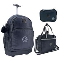 Mochila De Rodinha Rebecca Bonbon Lanch e Estojo 24530