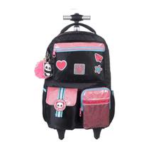 Mochila De Rodinha T Utility Panda Preto Juvenil Xeryus