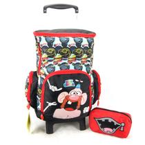 Mochila De Rodinha Titio Avo Com Pochete Dmw 49134