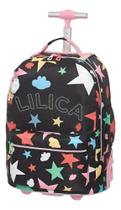 Mochila De Rodinha Tubo Lilica Ripilica Lovit Prisma Pacific Preto 7715276 PACIFIC 2026