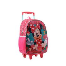 Mochila de Rodinhas 14 Pequena 35cm Minnie Disney Xeryus 11411