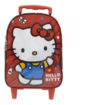 MOCHILA DE RODINHAS 16 HELLO KITTY X XERYUS - 10850 Vermelho