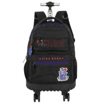 Mochila De Rodinhas 2 em 1 Escolar Netflix One Piece Mochila De Rodinhas 2 em 1 Escolar Netflix One Piece