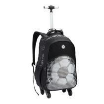 Mochila de Rodinhas 360 Bola de Futebol Escolar Meninos