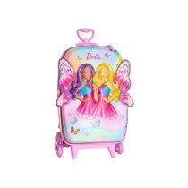 Mochila de Rodinhas 3D Maxtoy Barbie Borboleta Lilás Mochila de Rodinhas 3D Maxtoy Barbie Borboleta Lilás