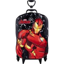 Mochila de Rodinhas 3D Maxtoy Homem de Ferro Preto Mochila de Rodinhas 3D Maxtoy Homem de Ferro Preto