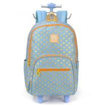 Mochila De Rodinhas Bolinha ul Up4You Escolar - Luxcel