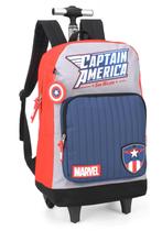 Mochila de rodinhas capitão américa