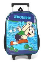 Mochila De Rodinhas Cebolinha Skate ul - Luxcel