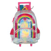 Mochila de Rodinhas Com Alça Luxcel UP4You ArcoIris Prata Mochila de Rodinhas Com Alça Luxcel UP4You ArcoIris Prata
