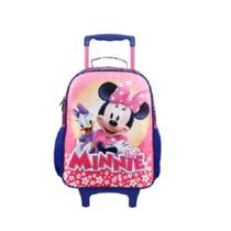 Mochila De Rodinhas Com Alças Minnie 14 Infantil Xeryus