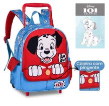 Mochila de Rodinhas Dalmatas 101 Cachorrinho Infantil Escolar Clio Mochila de Rodinhas Dalmatas 101 Cachorrinho Infantil Escolar Clio