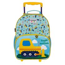 Mochila de Rodinhas Dermiwil Container Kids Construction Tamanho G