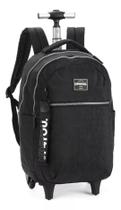 MOCHILA DE RODINHAS E COSTAS PARA NOTEBOOK ESCOLAR UP4YOU Preta