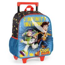 Mochila De Rodinhas Escolar C/ Alça Luxcel Toy Story Azul