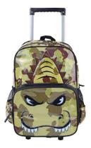Mochila De Rodinhas Escolar Crocodilo Jacaré Luxcel Mochila De Rodinhas Escolar Crocodilo Jacaré Luxcel