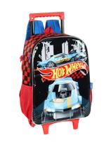 Mochila De Rodinhas Escolar Hot Wheels Ic41512 - Preto Mochila De Rodinhas Escolar Hot Wheels Ic41512 - Preto