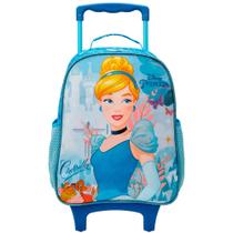 Mochila De Rodinhas Escolar Infantil Disney Cinderela