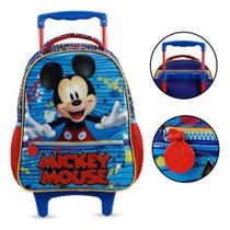 Mochila De Rodinhas Escolar Infantil Mickey Mouse Disney