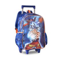 Mochila De Rodinhas escolar infantil para criança Dragon Ball Z - Clio