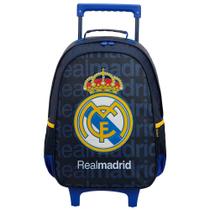Mochila De Rodinhas Escolar Infantil Real Madrid Merengues Mochila De Rodinhas Escolar Infantil Real Madrid Merengues
