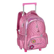 Mochila de Rodinhas Escolar Infantil Sweet Queen Clio Rosa Mochila de Rodinhas Escolar Infantil Sweet Queen Clio Rosa