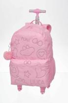 Mochila de Rodinhas Escolar Lilica Ripilica Lov. It Crush Feminino